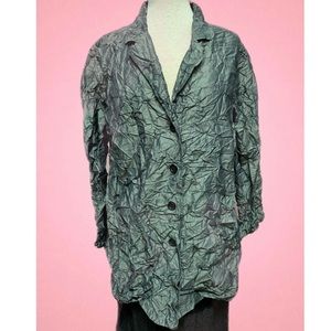 Sun Kim by Comfy USA Light Grey Boyfriend Jacket